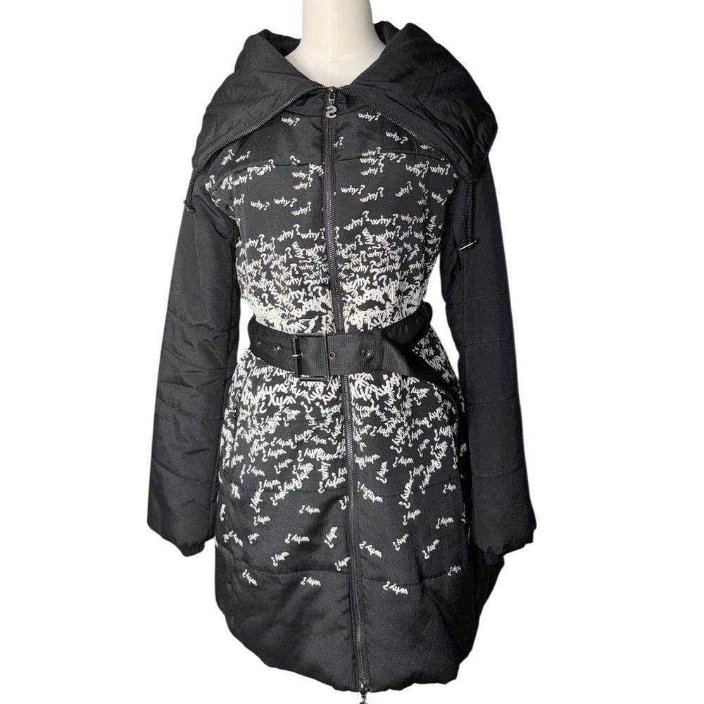 DESIGUAL |  Asico  Black Puff Jacket - Picture 6 of 8